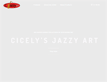Tablet Screenshot of cjazzyart.com